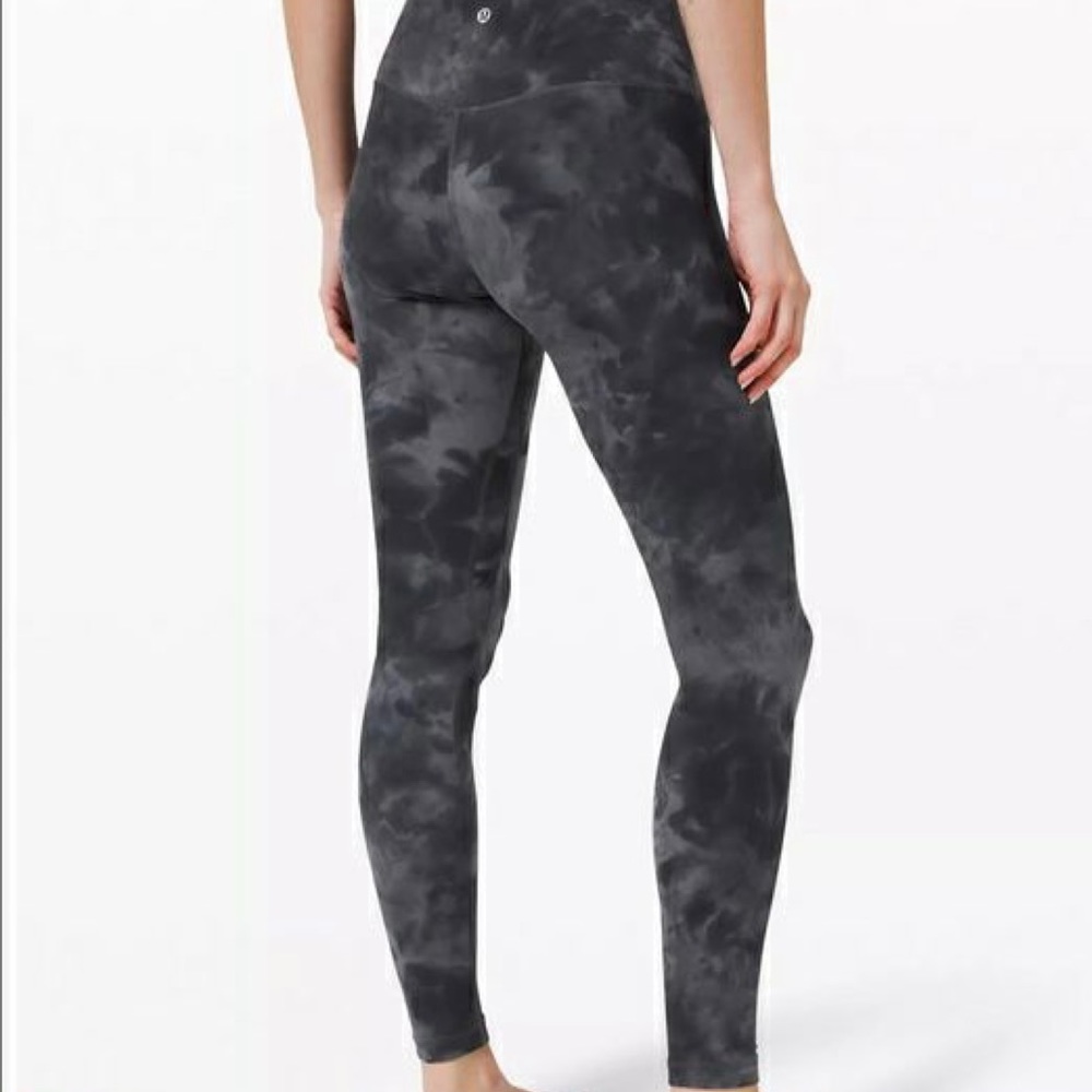 Lululemon Align Pant in 25” in Diamond Dye Pitch Grey Graphite Size 4